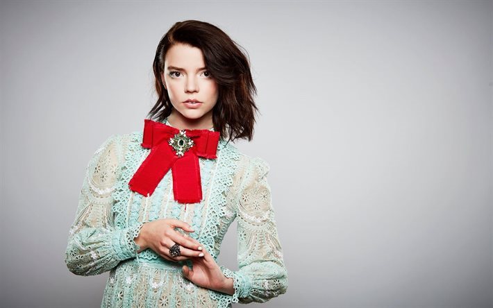 Download Wallpapers Anya Taylor Joy Brunette American Actress Hollywood Beauty For Desktop
