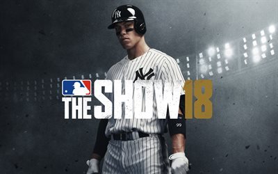 MLB The Show 18, 4k, sport simulator, 2018 spel, baseball