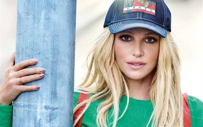 2018 Britney Spears, Amerikalı şarkıcı, portre, fotoğraf &#231;ekimi, sarışın, fotoğraf, Amerikalı &#252;nl&#252;ler, Britney Jean Spears