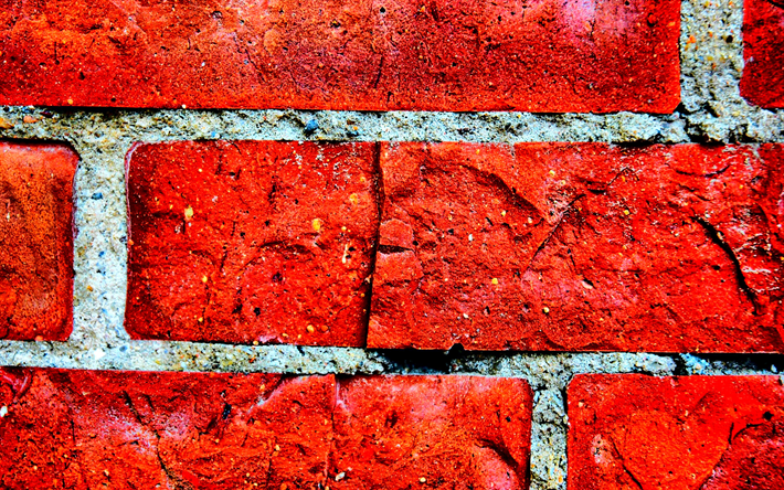 kırmızı tuğla doku, makro, tuğla duvar, grunge, kırmızı tuğla, yakın &#231;ekim, tuğla dokular, tuğla, duvar