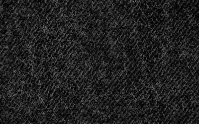 svart stickad struktur, tyg bakgrund, svart tyg konsistens