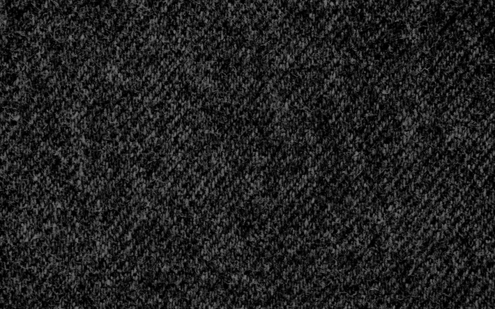 siyah &#246;rme doku, kumaş, arka plan, siyah kumaş doku
