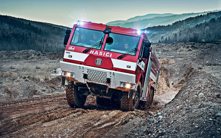 tatra t815, fire engine, feuerwehr, t815-731r, l&#246;schen waldbr&#228;nde konzepte, moderne feuerwehrautos, tschechische lkw, tatra