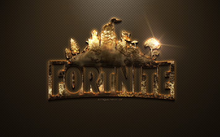Fortnite Logo Png Gold