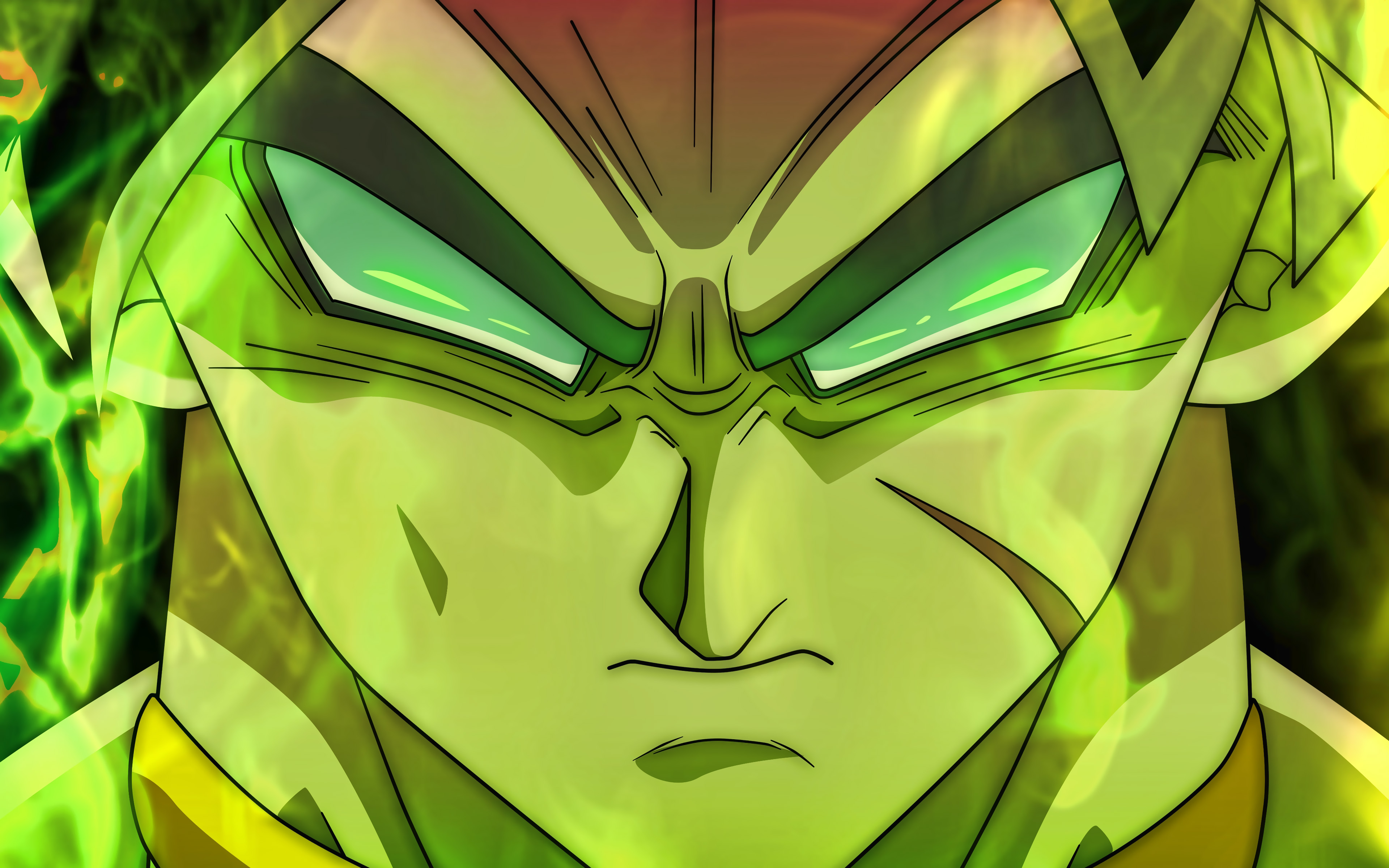 Download wallpapers 4k, Broly, close-up, Dragon Ball, artwork, DBS, Dragon  Ball Super, DBS characters, Broly 4k for desktop with resolution 3840x2400.  High Quality HD pictures wallpapers