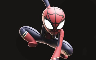 Spiderman, 3D sanat, s&#252;per kahramanlar, yaratıcı, DC Comics, &#214;r&#252;mcek Adam