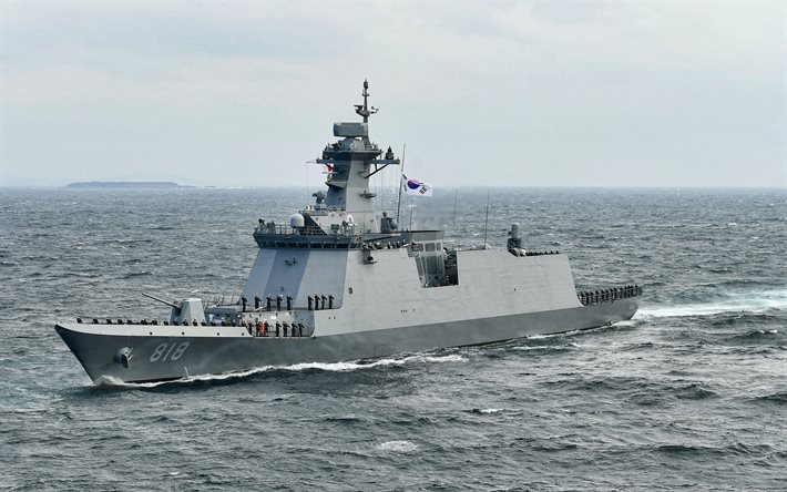 ROKS Daegu, FFG-818, Daegu-class frigate, Guided missile frigate, Republic of Korea Navy, South Korean frigate, warships