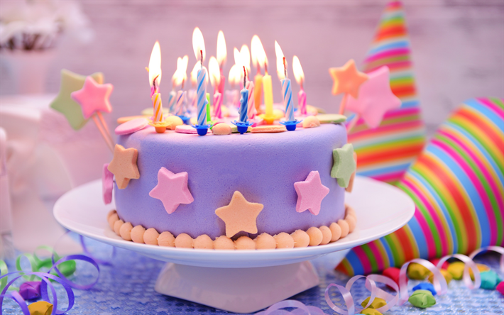 geburtstag, kuchen, kerzen, s&#252;&#223;igkeiten, kuchen und geb&#228;ck, happy birthday dekoration