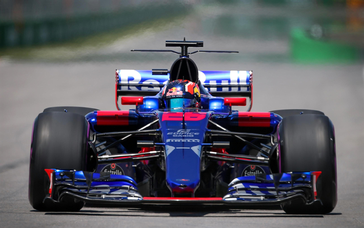 Daniil Kvyat, kilpa-ajajat, Toro Rosso STR12, 2017 autot, Formula 1, F1, Scuderia Toro Rosso