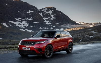 Land Rover, Range Rover Velar, R Makinesinin Dinamik, kırmızı Velar, SUV, 2017, İngiliz otomobil
