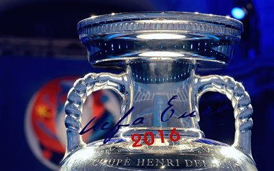 valkoinen tausta, ranska 2016, uefa, trophy, cup, euro 2016, ranska