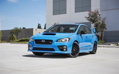 sports cars, 2016, blue subaru, sedans