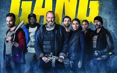 anti-gang, characters, poster, squad