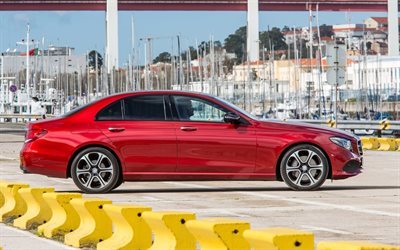 pier, 2016, avantgarde line, e-class, sedans, w213, red mercedes