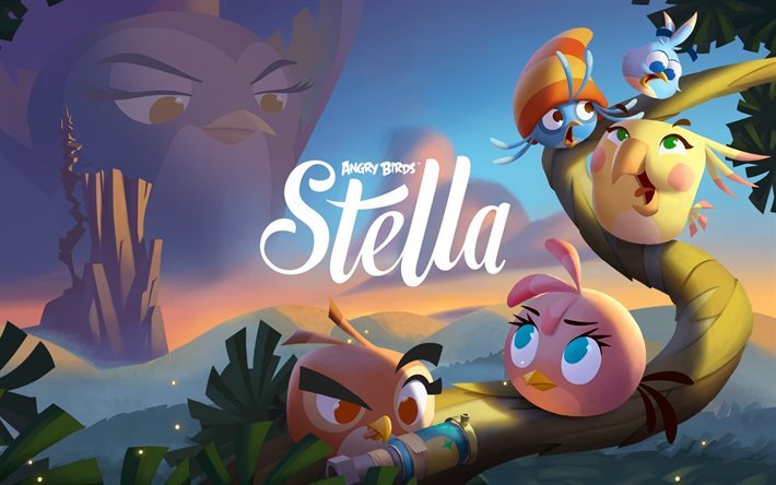 stella, cartel, personajes