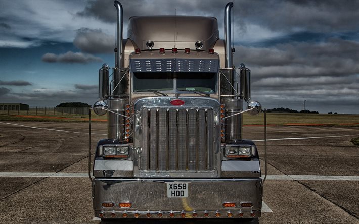 camion, trattore, peterbilt, hdr