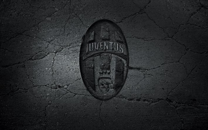 juventus, logo, stone