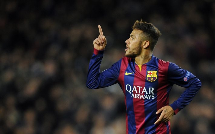 jugador, barcelona, neymar junior, partido, las estrellas del f&#250;tbol, objetivo, neymar