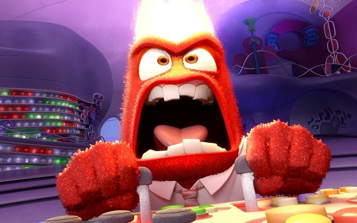 anger, puzzle, inside out, characters, pixar