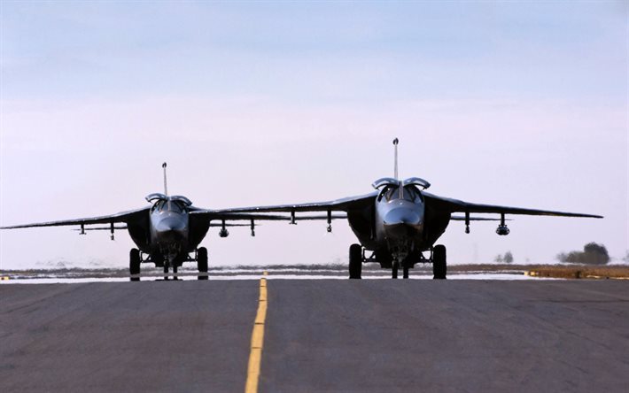 bomber, runway, airfield