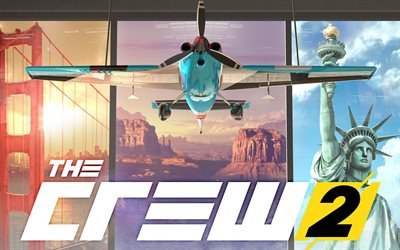 The Crew 2, poster, 2017 games, autosimulator