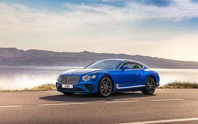 Bentley Continental GT, 2018, new Continental, urheilu coupe, luksusautojen, Bentley