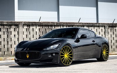Maserati GranTurismo, tuning, 2019 cars, supercars, Vossen Wheels, VFS2, italaian cars, Customized Maserati GranTurismo, Maserati