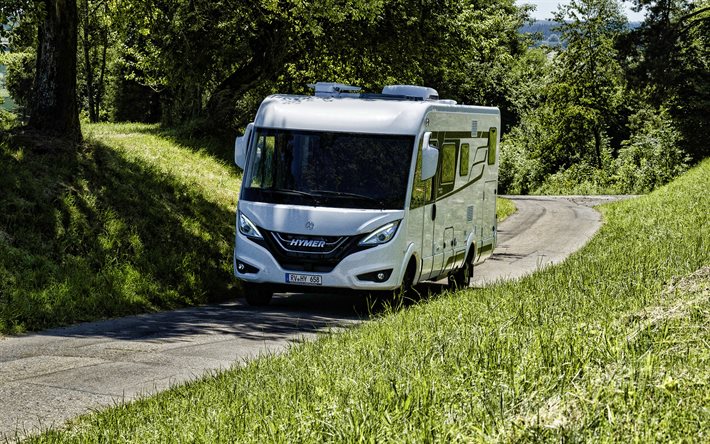 Hymermobil B-MC I 600 WhiteLine, 4k, camping-cars, bus 2021, autoroute, concepts de voyage, maison sur roues, Hymermobil