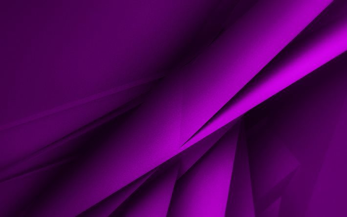 formas geom&#233;tricas violetas, 4K, texturas 3D, texturas geom&#233;tricas, fundos violetas, fundo geom&#233;trico 3D, fundos abstratos azuis