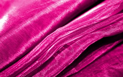 fond de tissu ondulé violet, 4K, texture de tissu ondulé, macro, textile violet, textures ondulées de tissu, textures textiles, textures de tissu, arrière-plans violets, arrière-plans de tissu