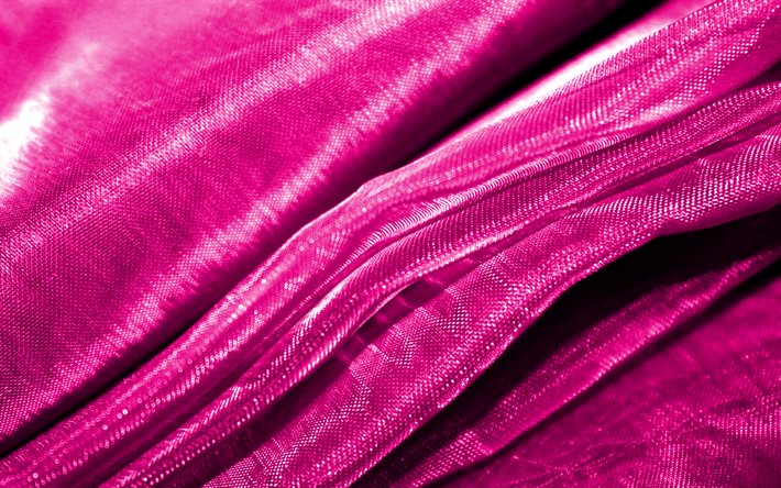 sfondo di tessuto ondulato viola, 4K, trama di tessuto ondulato, macro, tessuto viola, trame ondulate di tessuto, trame tessili, trame di tessuto, sfondi viola, sfondi di tessuto
