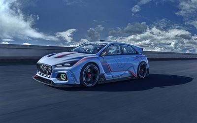 Hyundai RN30, Concept, 2016, racing car, sports car, tuning Hyundai