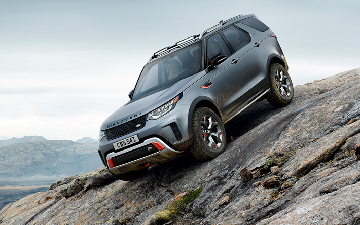 Land Rover Discovery SVX, Bilar 2018, Stadsjeepar, stenar, offroad, ny Uppt&#228;ckt, Land Rover