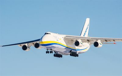 Antonov An-124 Ruslan, 4k, last planet, air cargo, Ukrainska plan, Antonov