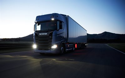 Scania R730, 2017, 4k, camiones, nuevos camiones, Scania