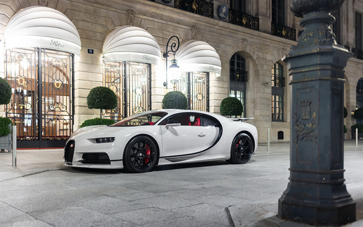 White Bugatti Wallpaper