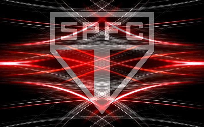 Sao Paulo FC, fan art, logo, Brasiliano di Serie A, calcio brasiliano, calcio, club, SPFC, Brasile