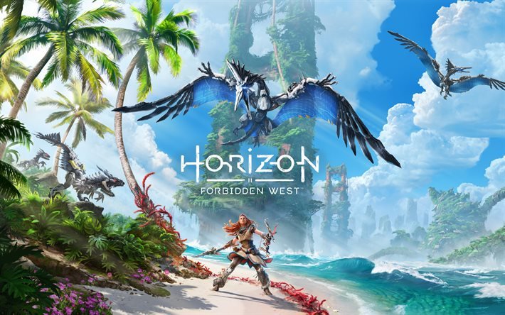 Horizon Forbidden West, affiche, mat&#233;riel promotionnel, RPG, nouveaux jeux