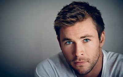 Chris Hemsworth, Australian actor, portrait, Elsa Pataky husband