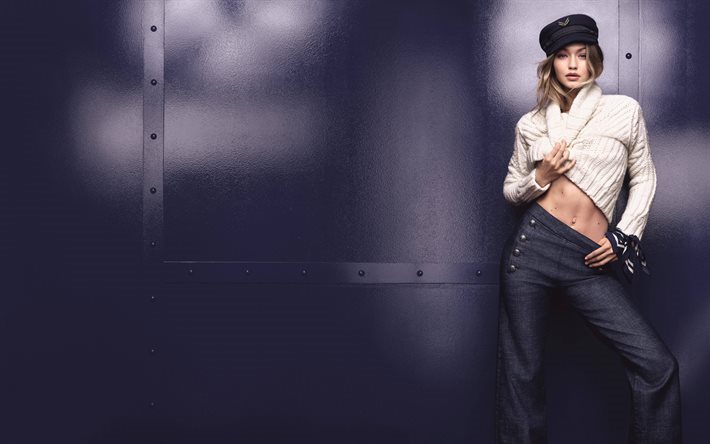 Gigi Hadid, Modelo americano, modelo de moda, elegantes cal&#231;as