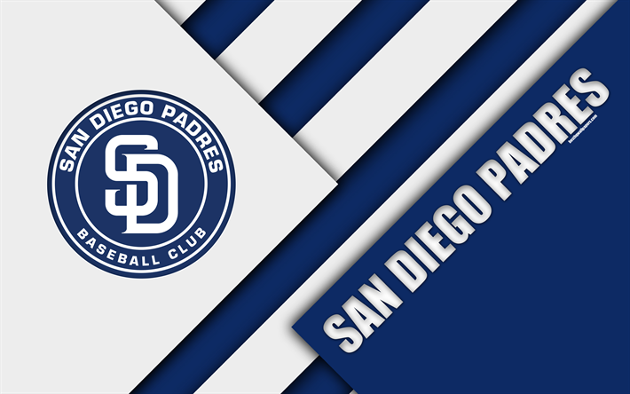 ダウンロード画像 サンディエゴpadres Mlb 4k 白青抽象化 ロゴ 材料設計 野球 サンディエゴ カリフォルニア 米国 メジャーリーグベースボール フリー のピクチャを無料デスクトップの壁紙