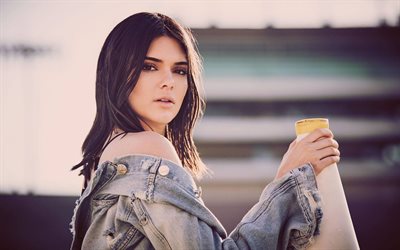 Kendall Jenner, 2018, beauty, portrait, Hollywood, american model, photoshoot, BO Summer, brunette