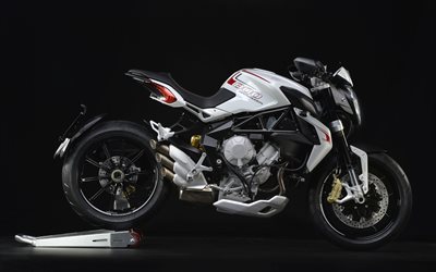 MV Agusta, Brutale 800 Dragster, 2018, 4k, side view, new motorcycles, sportbikes