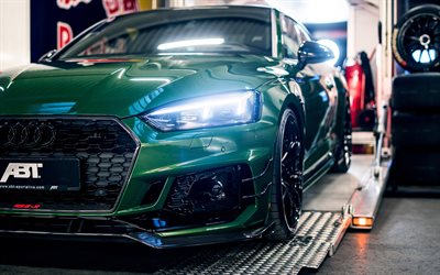 4k, ABT Audi RS5-R, ABT Sportsline, headlights, 2018 cars, tuning, ABT, Audi RS5 Coupe, supercars, german cars, Audi