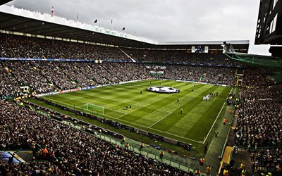 celtic park, glasgow celtic fc stadium, gro&#223;britannien, schottischen fu&#223;ball-stadion, schottland, football-feld