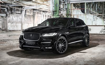 2019, Jaguar F-PACE, Hamann, Tuning F-PACE, black luxury SUV, exterior, British cars, new black F-PACE, Jaguar