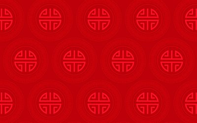 4k, red chinese background, chinese ornaments, chinese ornament background, chinese patterns, red backgrounds