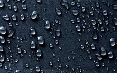 gray backgrounds, macro, drops on glass, water drops, water backgrounds, drops texture, background with water drops, water, drops on gray background, water drops texture