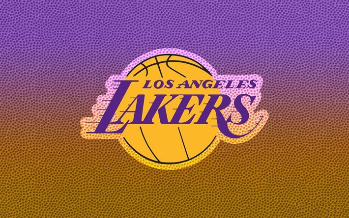 Lakers de Los Angeles, Basket-ball, etats-unis, la NBA, la texture de basket-ball