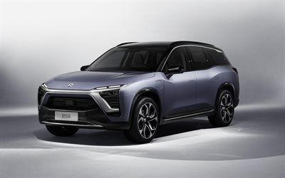 NextEV NIO ES8, 2017, 4k, electric crossover, concepts, Chinese cars